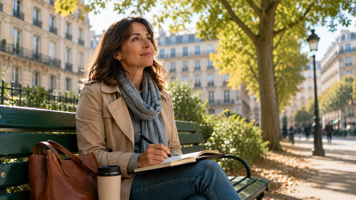 Rentrée et charge mentale : femme prenant un moment de recul, sophrologie à Paris 15e